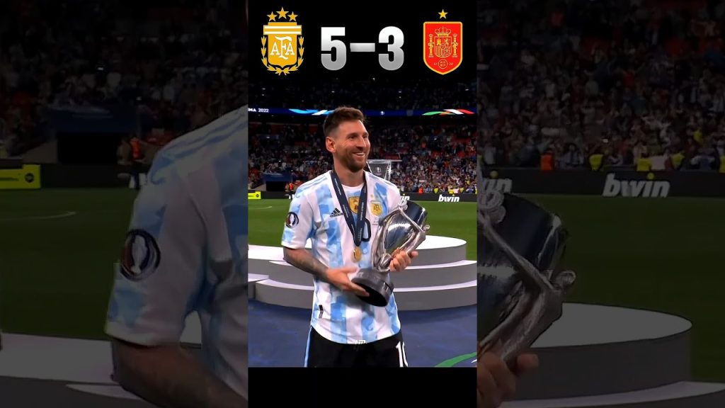 Argentina 🇦🇷 vs Spain 🇪🇸 🥶🔥 | Imaginary Finalissima 2025 Match #shorts #football #youtube
